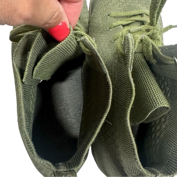 Suavs Shoes Men's US 14 EU 47 The Legacy High Top Sneaker Olive Green Lace-Up - Picture 9 of 11